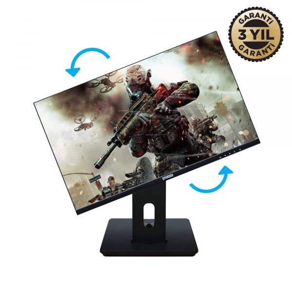 Spardox Gaming SG-24240P 24" 1ms 240Hz IPS FullHD Pivot Pro Oyuncu Monitörü