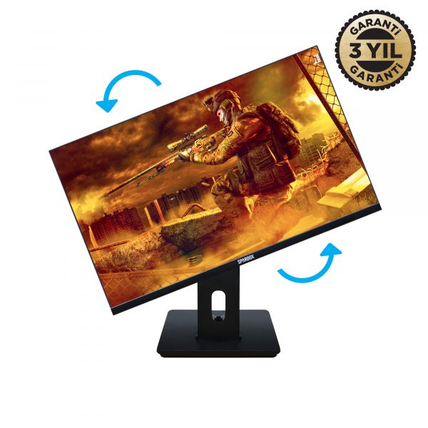 Spardox Gaming SG-27240RP 27" 1ms 240Hz IPS FullHD 2xDP Pivot Oyuncu Monitörü - Image 7