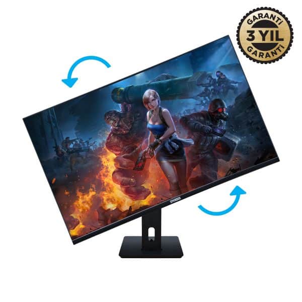 Spardox Gaming Curved SG-32165CRP 32" 1ms 165Hz VA 1xDP FullHD Pivot Gaming Monitör - Image 5