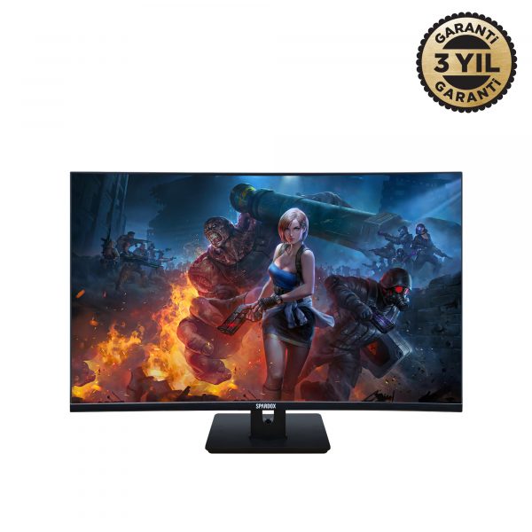 Spardox Gaming Curved SG-32165CRP 32" 1ms 165Hz VA 1xDP FullHD Pivot Gaming Monitör - Image 7